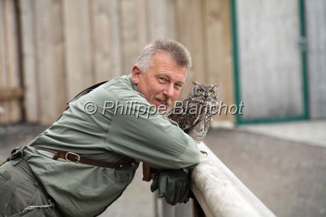 autriche vorarlberg 04.JPG - Dresseur de rapaces, Hibou, Pfänder Bregenz, Vorarlberg, Autriche